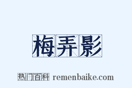 梅弄影是什么意思的图片